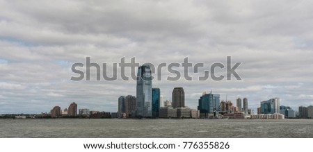 New Jersey skyline, USA, circa May 2015