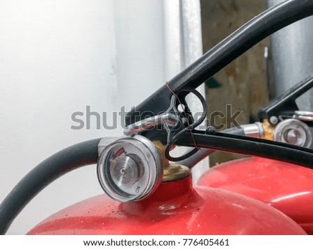 fire extinguisher handle