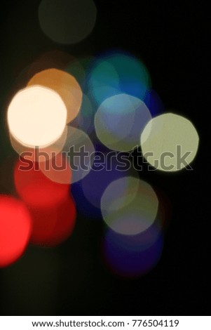 Rhythm of colors light bokeh defocused abstract background