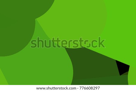 Light Green vector layout with flat lines. Decorative shining illustration with lines on abstract template. The template can be used as a background.