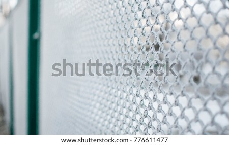 Wire metal fence