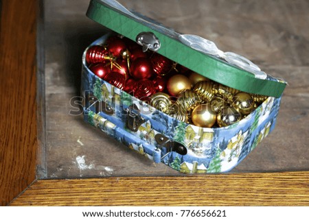 festive background and greeting card decorated for the celebration of Christmas and New Year