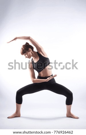 A yoga pose from a professional