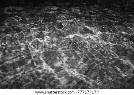 Dark night pool texture - black and white