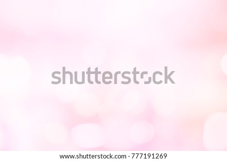 abstract blur glowing pastel tone of pink blush color gradient with double exposure bokeh light background for Valentine's day and international women day concept