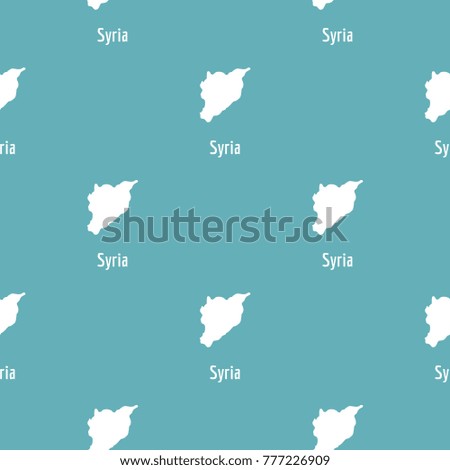 Syria map in black. Simple illustration of Syria map vector isolated on white background
