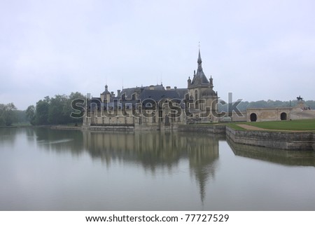 Castle of chantilly france