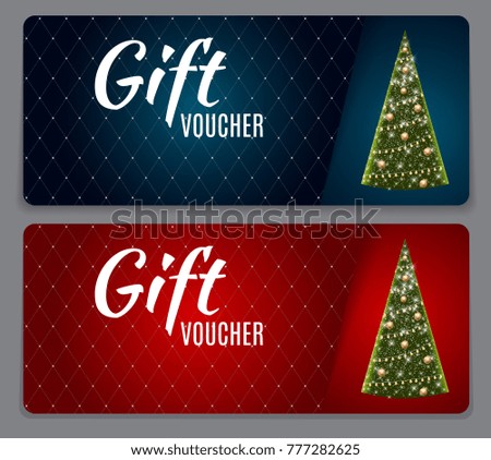 Christmas Sale Banner Background. Business Discount Card.  Illustration 