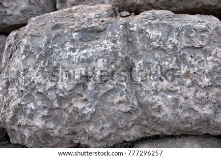 Rock surface close up