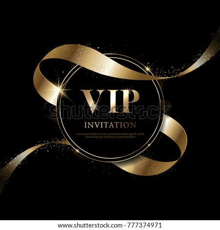 Luxury vip invitations and coupon backgrounds Royalty-Free Stock Photo #777374971