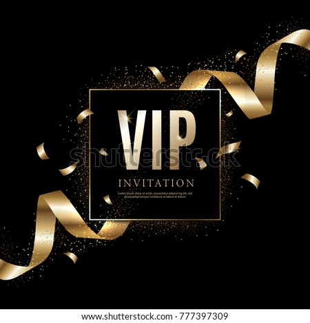 Luxury vip invitations and coupon backgrounds Royalty-Free Stock Photo #777397309