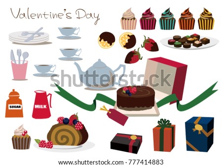 Material collection of chocolate gift.
Cake material collection.
Valentine 's material collection.
Valentine's clip art.