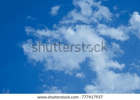 Blue sky clouds, sky with clouds and sunlight.