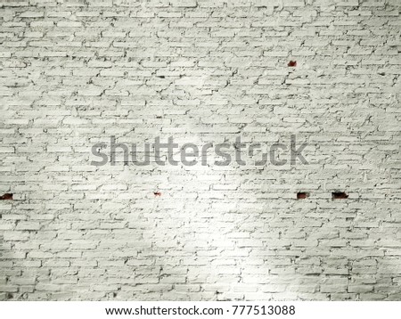 Abstract background and texture ,White brick wall for background or texture misty abandoned,old stucco light gray and aged paint, grunge architecture backdrop concept