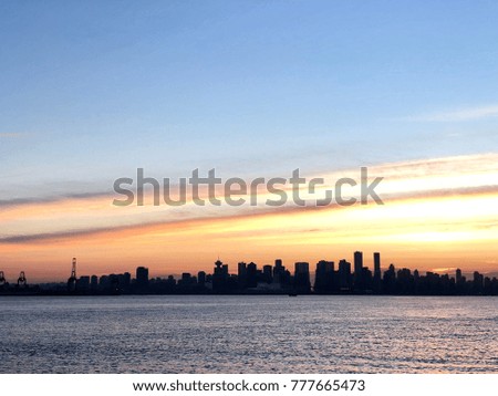 The view of Downtown from North Vancouver
