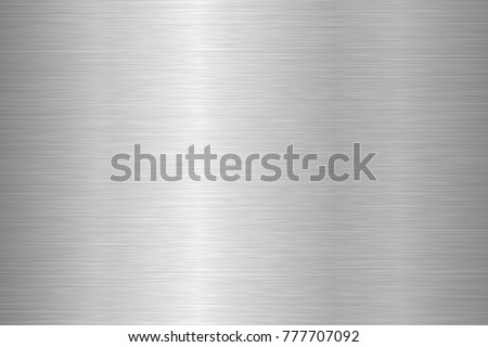 Brushed metal texture. Vector illustration. Royalty-Free Stock Photo #777707092