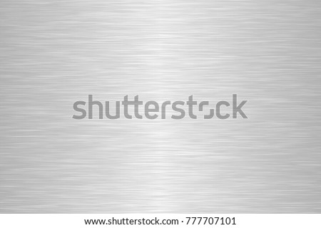 Seamless brushed metal texture. Vector illustration. Royalty-Free Stock Photo #777707101