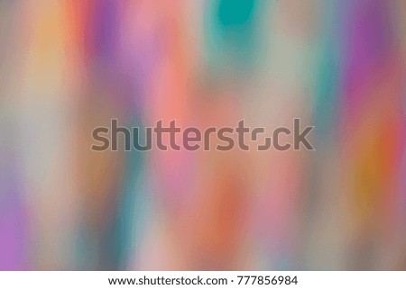 Abstract motion and out of focus blur of vibrant pastel colours.