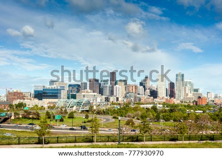 Denver city center, Capital of Colorado State, USA