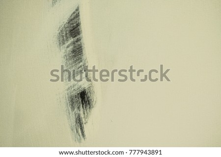 Abstract grey and white background, paint brush marks 