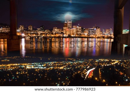 Portland Oregon at Night