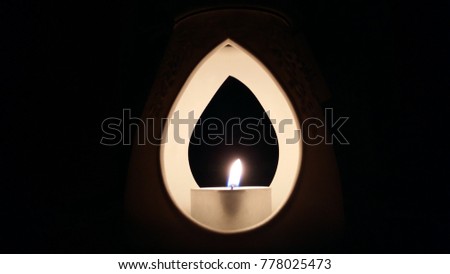 candle light at night
