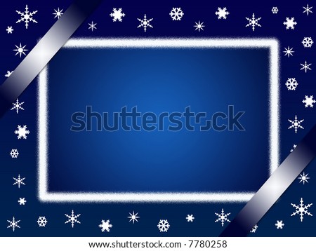 Christmas card and photo frame