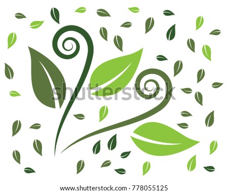 Eco green vector icon