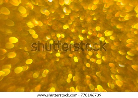 Abstract bokeh picture, gold color texture for background