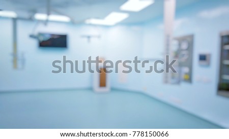 blur image of inside operation theatre

