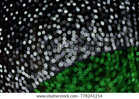 Abstract Bokeh blurred color light background