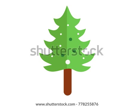Vector illustration of a Christmas Tree