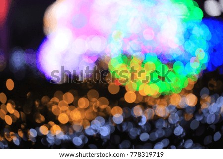 Bokeh Background For Happy Time 2018