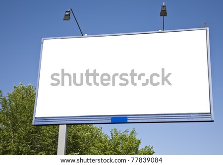 Billboard empty