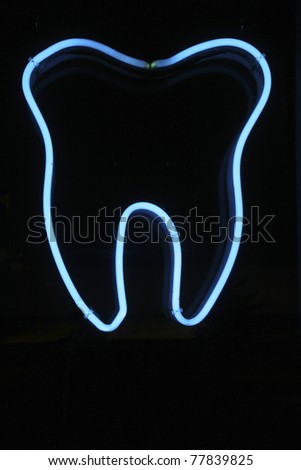 Blue tooth neon signage