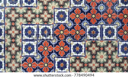 Colorful mega gorgeous seamless patchwork pattern tiles. Beautiful background, flooring, and wall.