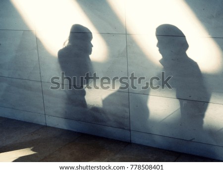 silhouette shadow scene