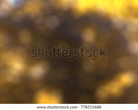 Colorful Green Orange Bokeh blur background or backdrop. You can use for Background Greeting Card of  Valentine's 