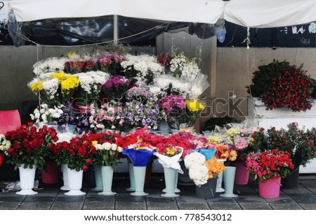 street flower sales