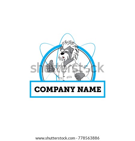 Cute Dog Mascot logo