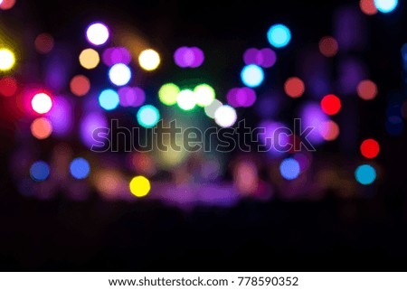 Abstract defocused colorful bokeh light for background
