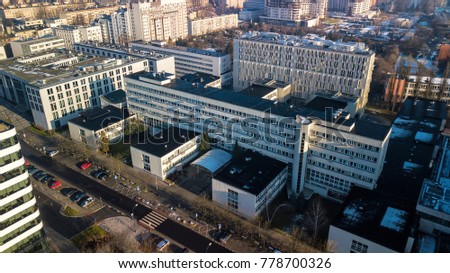Office building complex Royalty-Free Stock Photo #778700326