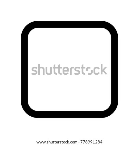 squircle, rounded square Royalty-Free Stock Photo #778991284