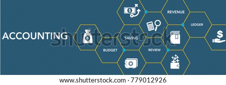 Accounting Icon Concept Royalty-Free Stock Photo #779012926