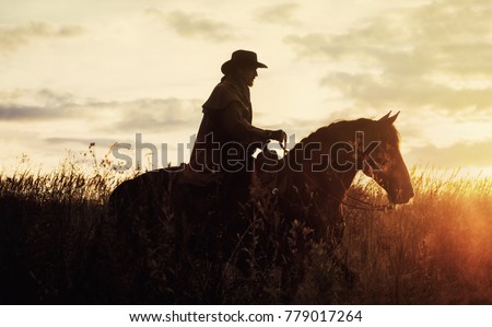 Western cowboy portrait