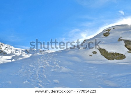 winter in the alps
