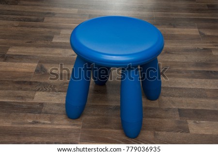 Two  plastic children's chairs