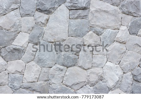 Grey pattern of decorative stone wall background