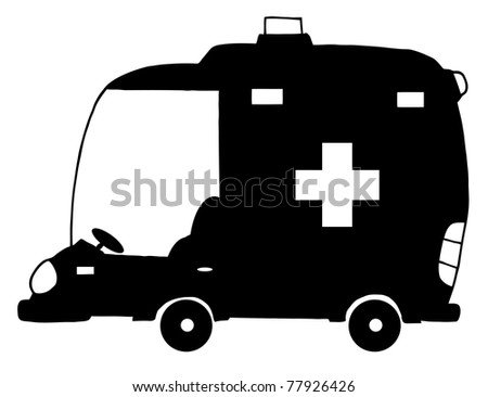 Ambulance Cartoon Silhouette Car
