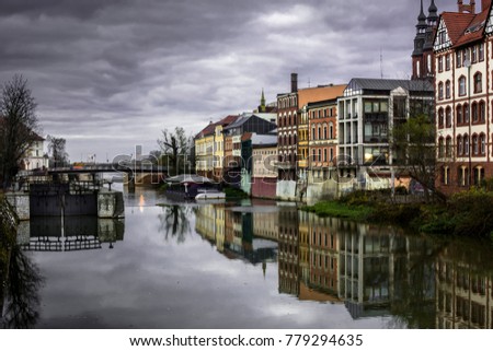 Cityscape of Venice in Opole Royalty-Free Stock Photo #779294635